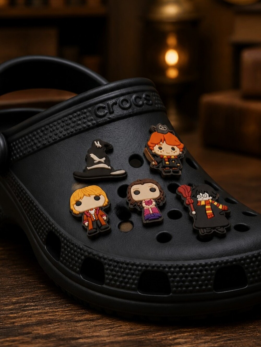 Harry Potter Shoe Charms 5pc Set For Crocs Wizard Movie Character Variety Pack